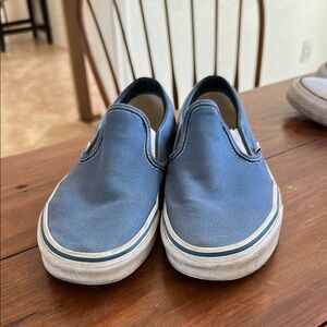 Blue Slip-On vans